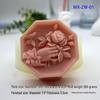 Силиконовая форма "Пион Роза" для DIY Тортов, Смолы, Ароматических Камней, Свечей и Мыла