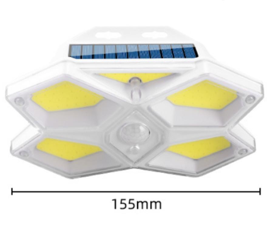 Светодиодные солнечные фонари COB, уличный водонепроницаемый настенный светильник, садовый декор, ландшафтное освещение, уличные сады, веранды, дорожки