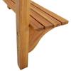 Balcony Standing Table 90 x 37 x 122.5 cm Solid Acacia Wood