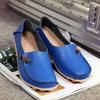 Новые кожаные туфли большого размера - Туфли медсестры - Туфли на плоской подошве - Женские низкие туфли