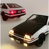 1/20 Кино Автомобиль INITIAL D Toyota AE86 Сплав Модель Автомобиля Литье под Давлением и Игрушечные Транспортные Средства Металлическая Модель Автомобиля Симуляция Звук Свет Игрушка Подарок