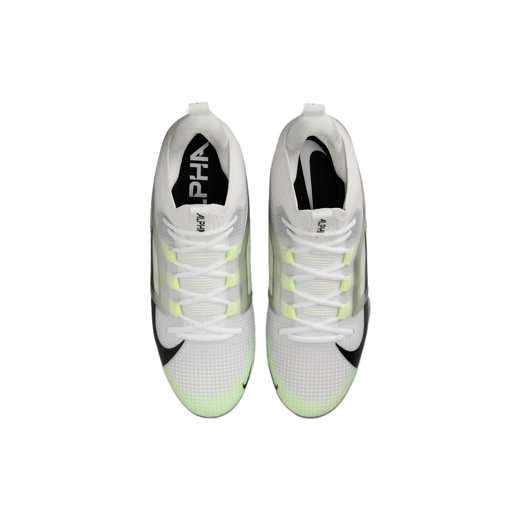Nike Alpha Menace 4 Elite White Black Мужские кроссовки Metallic-Silver Photon-Dust FD7036-100