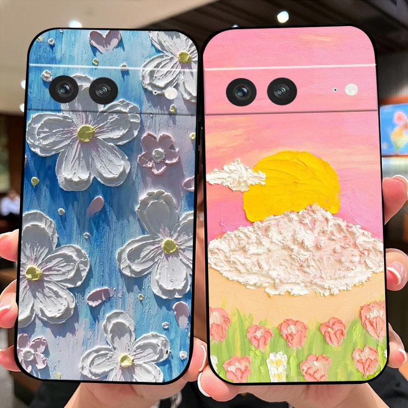Чехол для Google Pixel 7 Pro PIXEL 7A 6 6A Модный ТПУ Силиконовый Чехол для Телефона Для GOOGLE Pixel 8 Pro 8A 5G Ударопрочный Бампер Чехлы