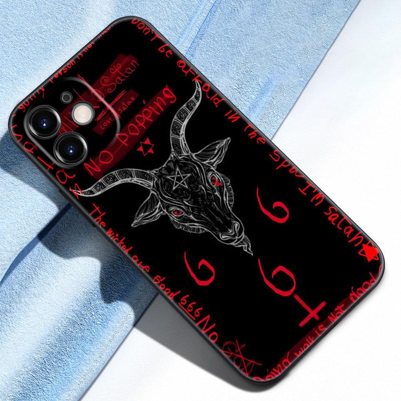 Чехол для телефона «Демонический сатанинский» для iPhone Samsung Galaxy Redmi Xiaomi Oppo OnePlus Note SA 7 8 9 10 11 12 13 14 20 21 22 23 53 54 Pro Max Plus Ultra