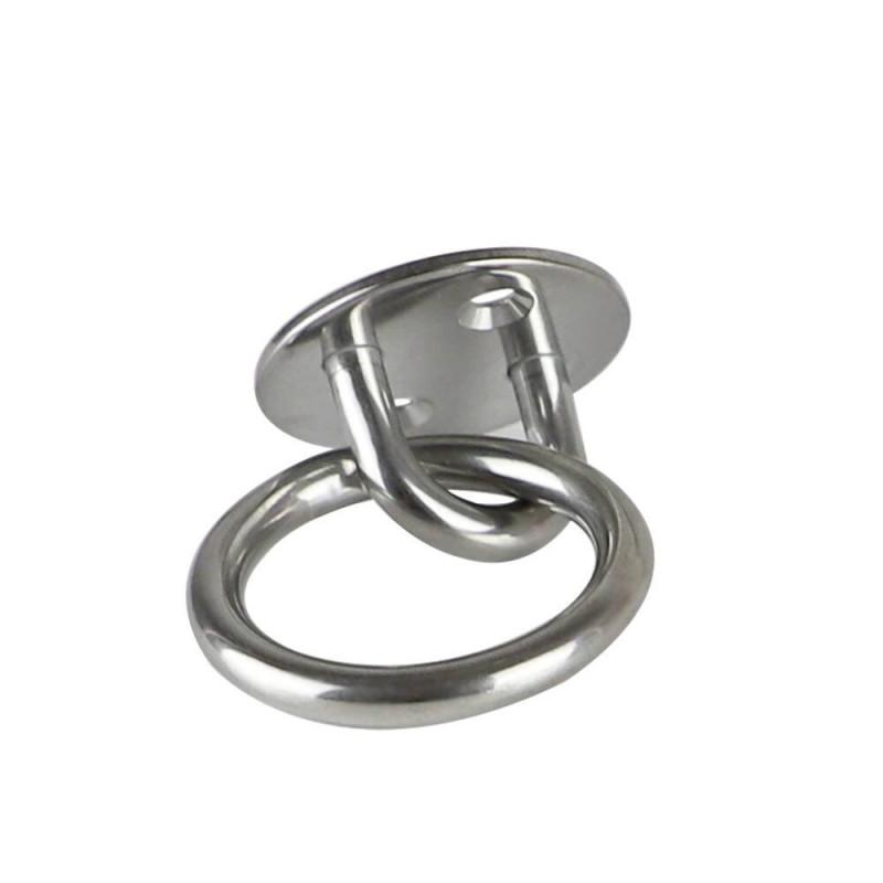 M5 Потолочный крючок с проушиной, настенный крючок из нержавеющей стали 304, прочный для подвешивания солнцезащитных козырьков, с круглой дверной пряжкой