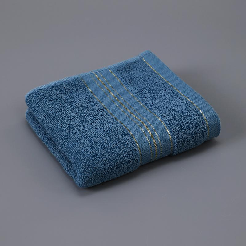 Хлопковое платиновое полотенце с мягким впитывающим слоем, утолщенное