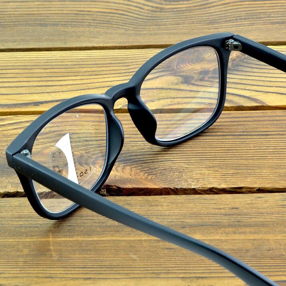 Clara Vida большие квадратные очки в прогрессивной оправе для чтения, черные для мужчин от +1 до +4