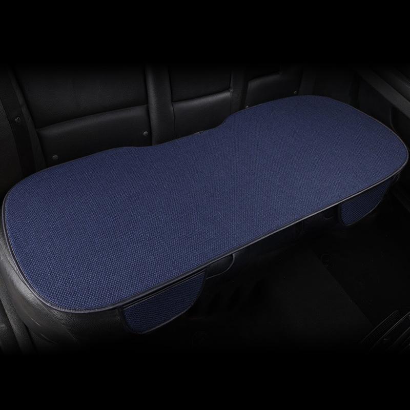 Чехол на подушку сиденья автомобиля, всесезонный, универсальный, льняной, противоскользящий, дышащий, внутренняя подушка для мужчин и женщин, передняя и задняя подушка для спинки сиденья автомобиля