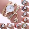 Trendy Unisex Rhinestone Accessories Women Female Bracelet Punk Style Quartz Watch Girls Watch Bangle Luxury