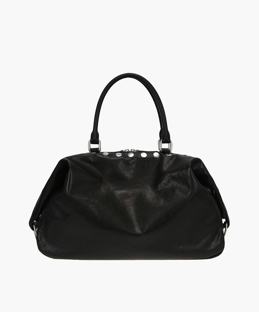 Margesherwood Dumpling Stud_Black Washed Nappa