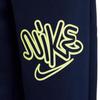 Унисекс вязаные спортивные штаны Nike с флисовой подкладкой, повседневная мода, цвет Обсидиан/Светлый Лимон HF8163-451