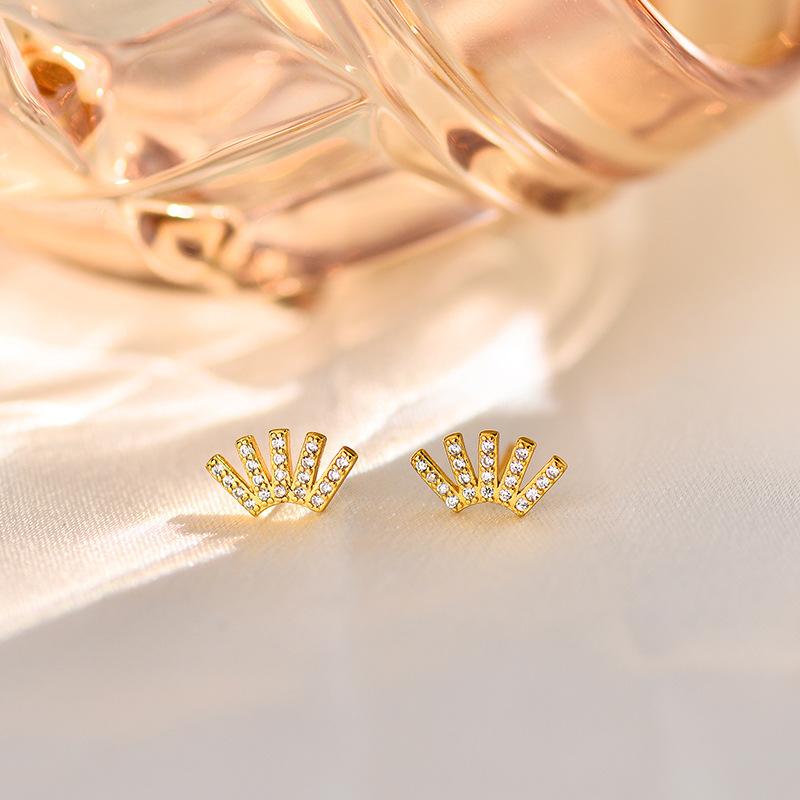 Серьги-ресницы Изысканный темперамент Легкие роскошные высококачественные уникальные серьги-гвоздики