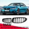 Car Front Bumper Grilles Kidney Racing Grill For BMW 4 Series F32 F33 F36 F80 F82 2013- Double Slat Replacement Grille