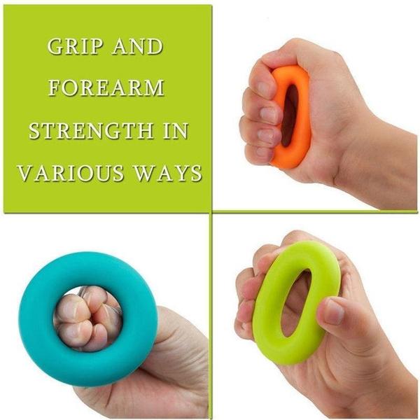 Силиконовый усилитель для пальцев, носилки, ручка для фитнеса, игрушка-непоседа, шарики, силовые тренировки мышц, резиновое кольцо, тренажер