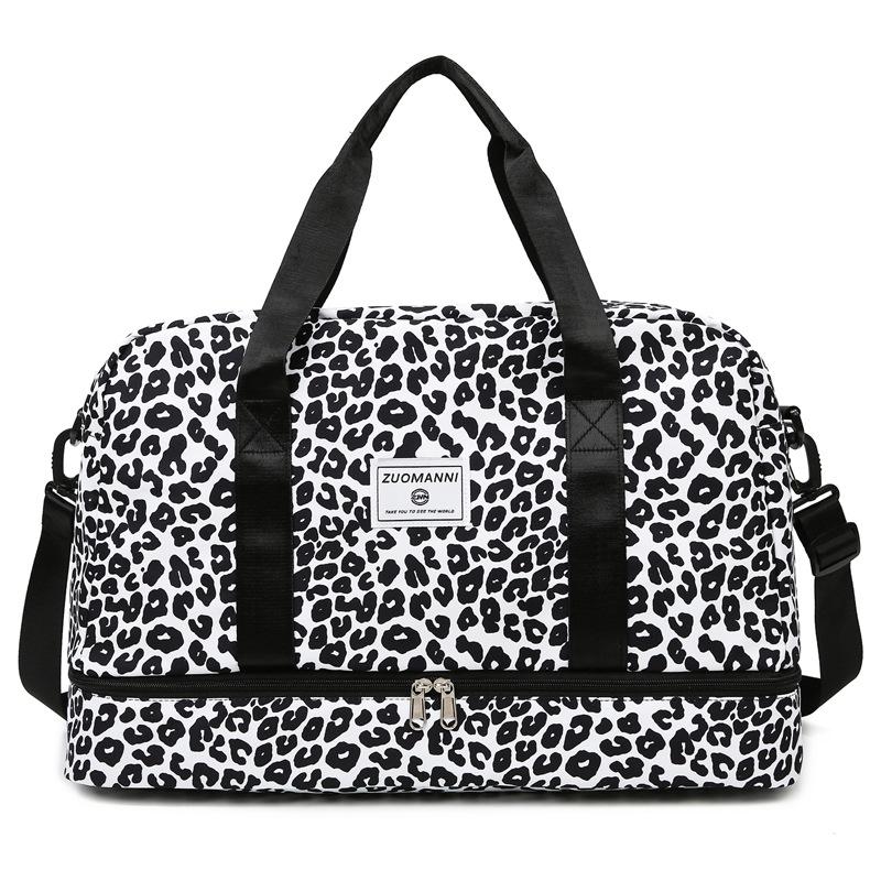 Large Gym Duffel Bag for Women and Men Travel Bag with Shoe and Wet Clothes Compartments Carry On Shoulder Tote Bags