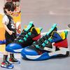Breathable Mesh Boys Basketball Shoes Big Kid Running Sneakers Casual Stylish Children Footwear
