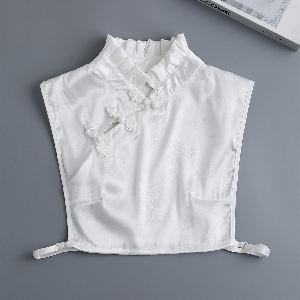 Retro Fake Collar Shirt Women Detachable Shirt Collar False Collar Blouse Women Clothes Accessories Faux Col