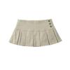 Kaslead New Arrival Women's Clothing Fashion Style Casual Minimalist Easiest for Match Retro Pleated Skirt
