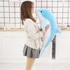 30-160cm Soft Dolphin Plush Toy Cute Stuffed Animal Pillow Nap Cushion Creative Birthday Gift for Girls and Kids