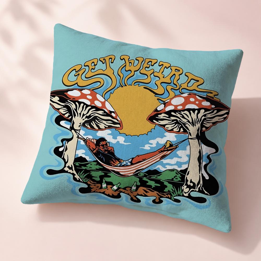 Street ggGrateful DeaD Cushion Cover Premium Reversible Pillow Cover in Dual Comfort Decor for Home  Car