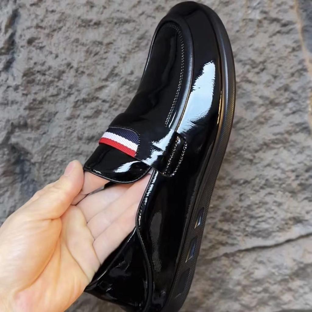 Модные повседневные роскошные туфли из коровьей кожи для мужчин весна-осень новые дизайнерские мокасины мужские однотонные туфли для вождения на мягкой подошве мужские