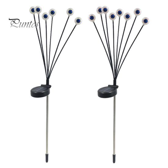 Хэллоуин наземный светильник на солнечной батарее уличный призрачный глазной светильник жуткий демонический глаз украшение для вечеринки на Хэллоуин двор садовый декор