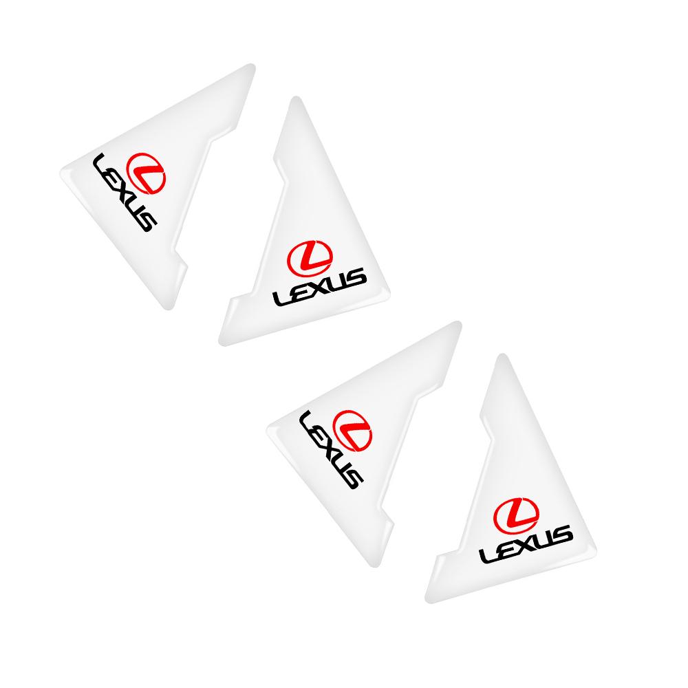 SKIA7 Interior Stickers 2/4Pcs Car Door Corner Cover Bumper Collision Anti-scratch Stickers Accessories For Lexus LS LC IS350 ES300h E