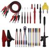 25pcs Electrical Terminal Testing Set Multimeter Test Leads Set with Piercing Probe Automotive Circuit Test Leads Set
