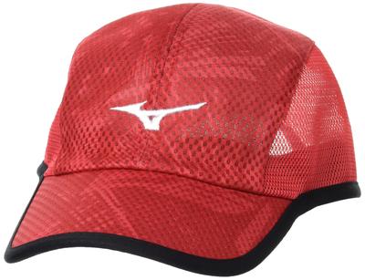 Mizuno Кепка для тенниса Fit Cap 2021 Дизайн Diversity Шляпа 62JW1Z03 Красный Один размер Окружность (Голова 56-60см)