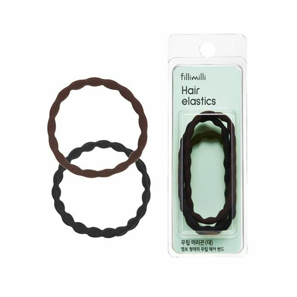FILLIMILLI Hair Elastics (L) Black/Brown 3P N