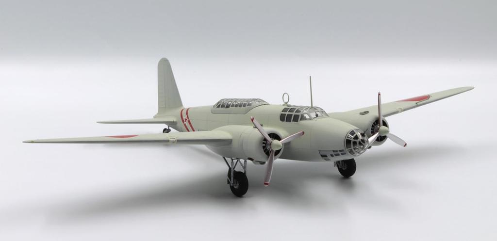 ICM 1/72 Scale Japanese Army Ki-21-Ib Type 97 Heavy Bomber Plastic Model Kit 72203, Pre-painted