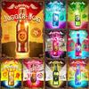 Серия напитков Perk-a-Cola Металлическая жестяная табличка Бар Клуб HD Постер Ретро Настенный декор Мурал для кухни Паб Винтажная железная тарелка Домашняя табличка