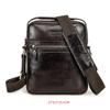CONTACT'S Натуральная кожа Маленькая сумка через плечо для мужчин Винтажная кожаная сумка через плечо для мужчин Деловая дорожная сумка-слинг Сумки для мужчин