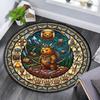 Bear Legend Round Area Rug Under Office Chairs Bedroom Living Room Home Decor
