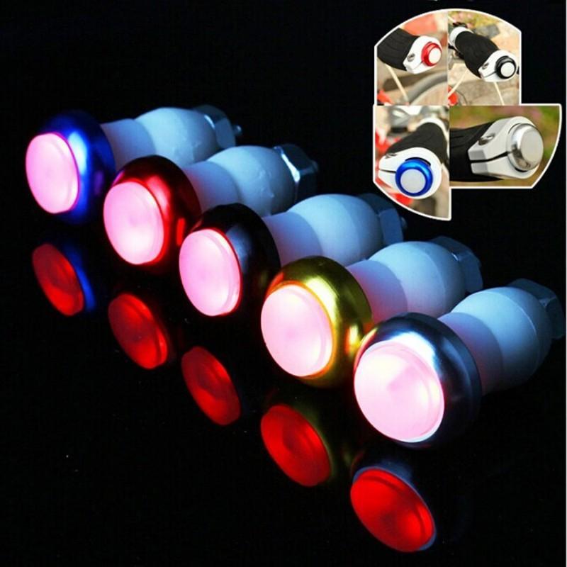 2PCS Bike Handlebar LED Light Bicycle Turn Signal Indicator Lamp