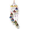 Plastic  Door/Wall Hanging Decorative Showpiece/Wall Hanging/Home Decor/Home Furnishingt (J Bells Pack Of 1, Multicolor), Multi Color