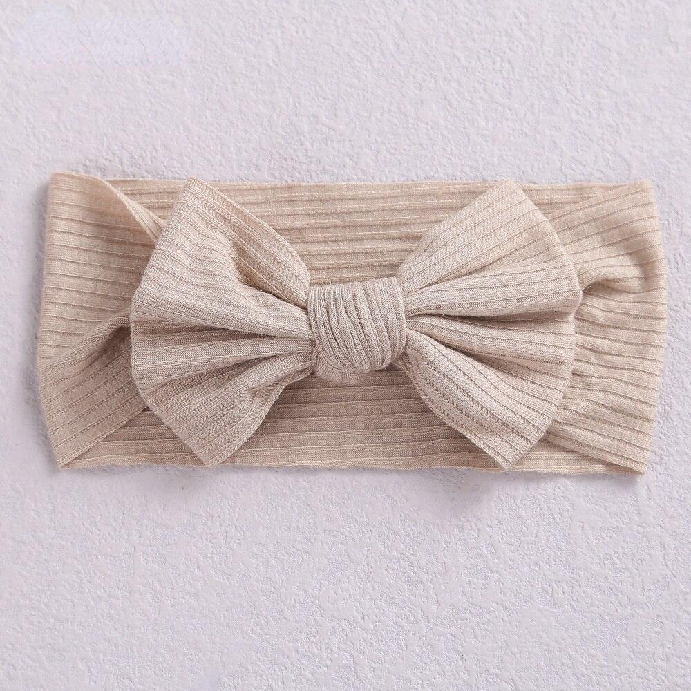 Детская повязка на голову с бантом для ребенка, головной убор с бантом, тюрбан с кабелем для детей, эластичная повязка на голову, детские аксессуары для волос