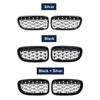 Car Front Diamond Kidney Grill Meteor Black Racing Grille For BMW 3 Series E92 E93 LCI 2 Doors 2010-2013 51137254967 51137254968