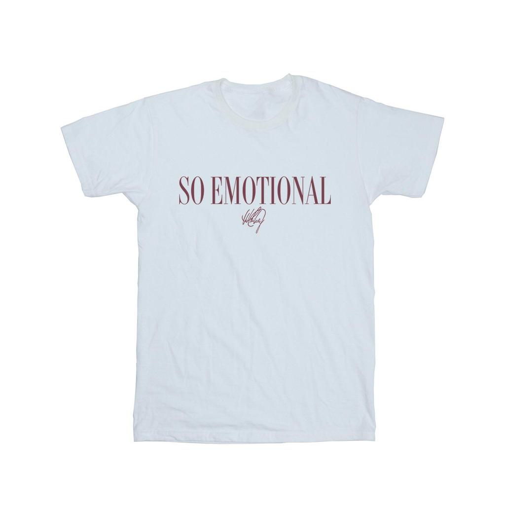 Whitney Houston Womens/Ladies So Emotional Cotton Boyfriend T-Shirt
