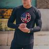 Muscleguys Autumn Sports Comfortable Long Sleeve Slim Simple Men's Body-building Tough Man T-shirt