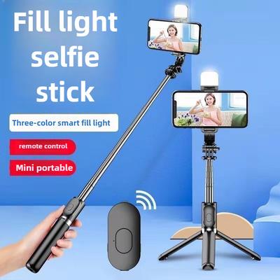 Палка для селфи со светодиодной подсветкой, выдвижной штатив, пульт дистанционного управления, 103 см для мобильной фотографии, аксессуары для видеоблога