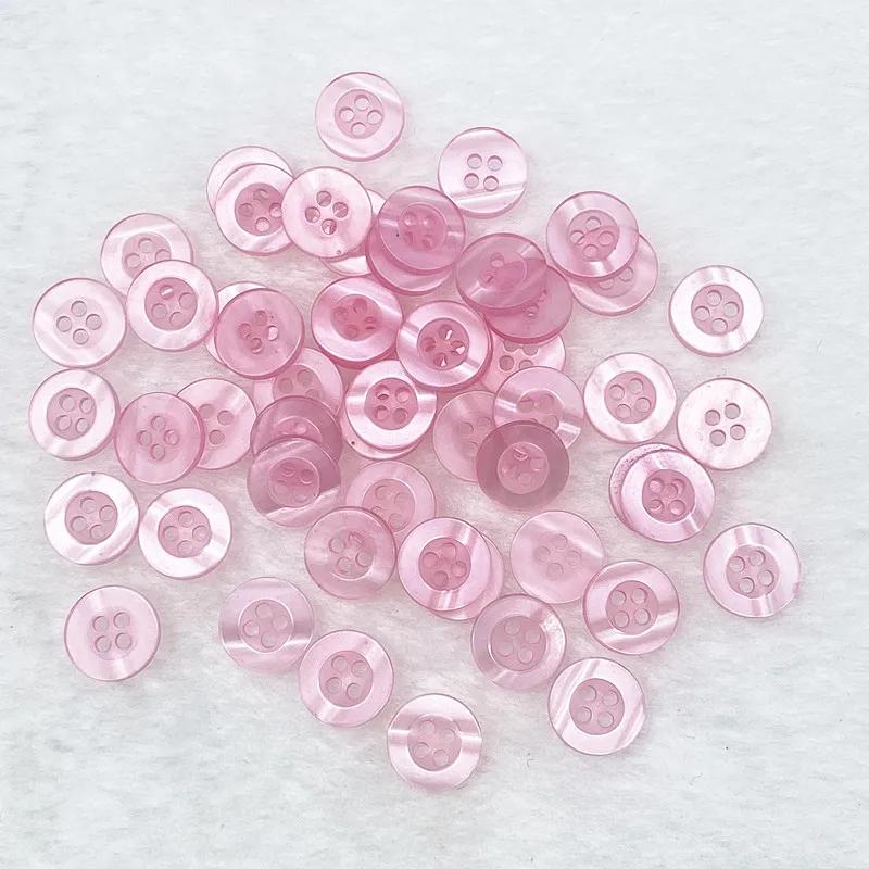 New 50Pcs Pieces 11Mm Color Resin Cat Eye Button Four Eye Button Wedding Decoration Sewing Accessories