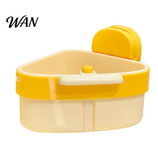 Water Drainage Sink Basket Kitchen Drain Basket, Corner Food Scrap Collector, Waste Durable Easy-Clean Utility for Fruits Vegetables Trap