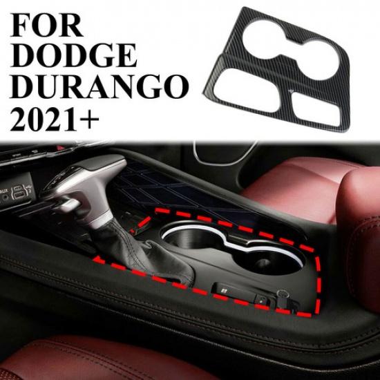 Carbon Fiber Central Gear Shift Panel Cover Trim Frame For Dodge Durango -22