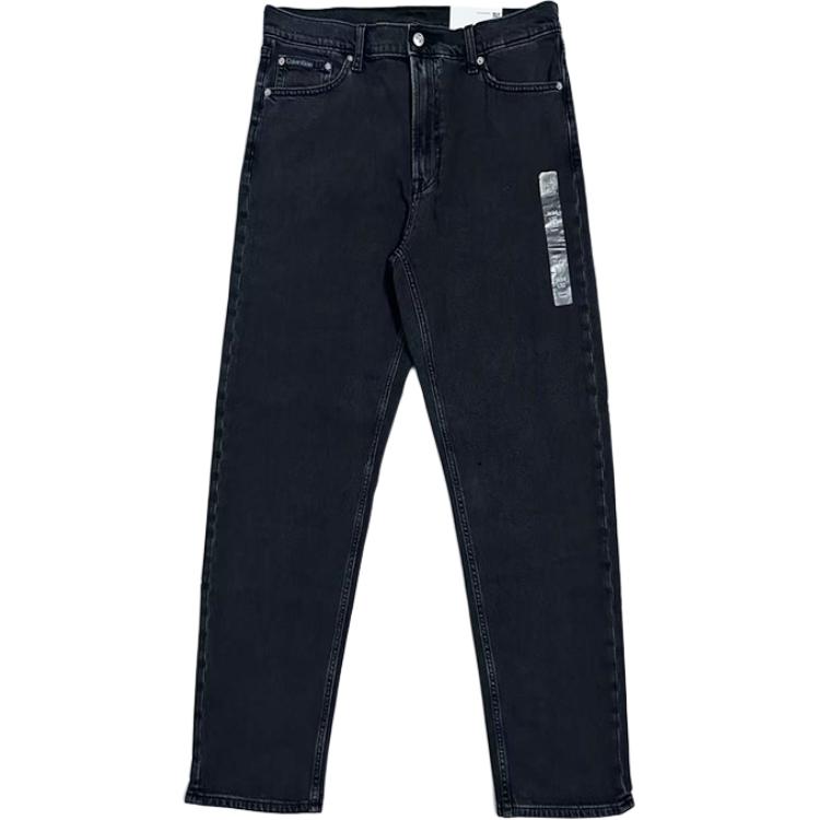 Calvin Klein Jeans Men's Black Moderate Straight Fit Pants 40TP747-001