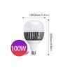 LED E27 High Power Bulb Light 150W 100W 80W  50W 30W AC220V 230 240V Spotlight Lampada LED Bombillas Lamp