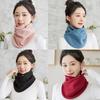 Plush And Thick Scarf Double Buckle Men And Women Cycling Outdoor Cold And Windproof Multifunctional All- Neck Scarf