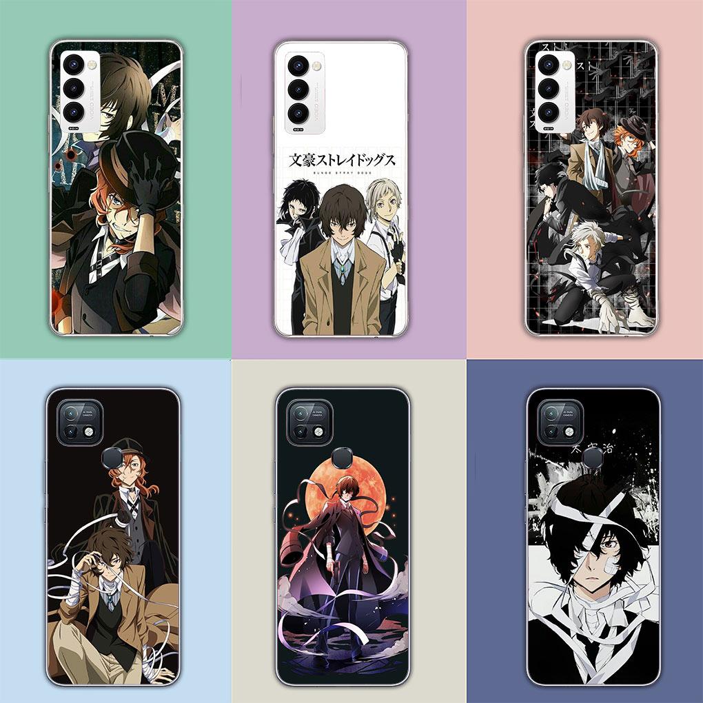 Мультяшная чехол-бампер для телефона Bungou Stray Dogs Аниме для Motorola Moto G13 G14 G53 G54 G62 G72 G82 G84 E13 E20 G42 G32 G23 G22 Мягкий чехол