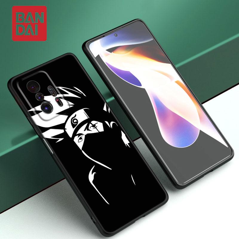 Черно-белый чехол для телефона «Наруто» для Xiaomi Mi POCO X3 NFC GT M4 M3 12 11T 10T Pro A2 11 Lite NE 11i 5G 12X F3 A3, черный чехол