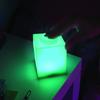 IQ Iconic 1x1 Форма блока Лего Мягкий силиконовый сенсорный ночник 8 цветов меняющийся ночник настольная лампа Безопасный для маленьких детей (зеленый)